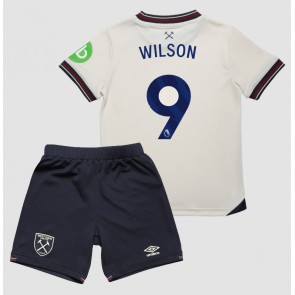 West Ham United Callum Wilson #9 Segunda Equipación Niños 2025-26 Manga Corta (+ Pantalones cortos)